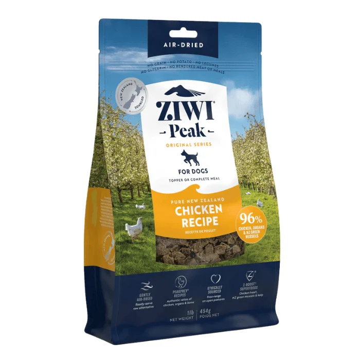 Ziwi Peak - Nourriture séchée à l'air poulet pour chien (Nouvelle-Zélande)