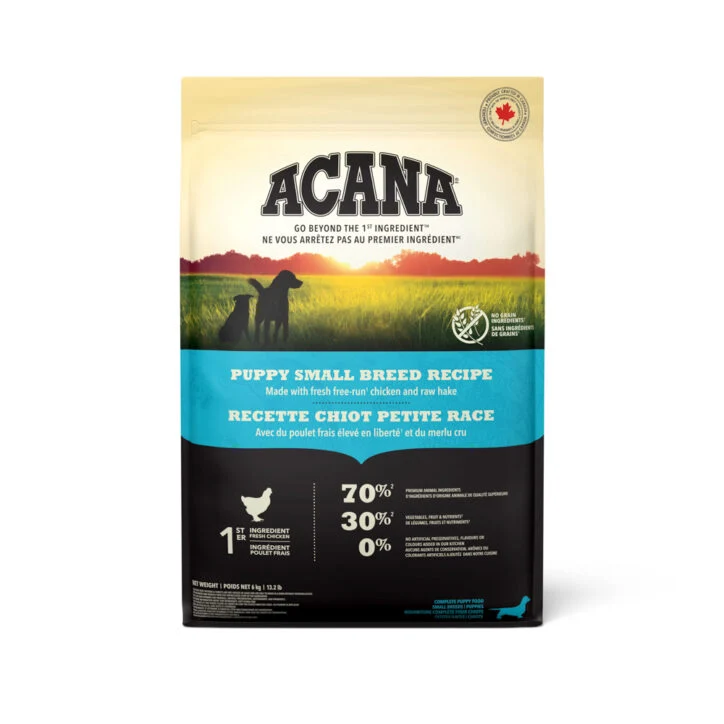 Nourriture pour chiots de petite race Acana Heritage
