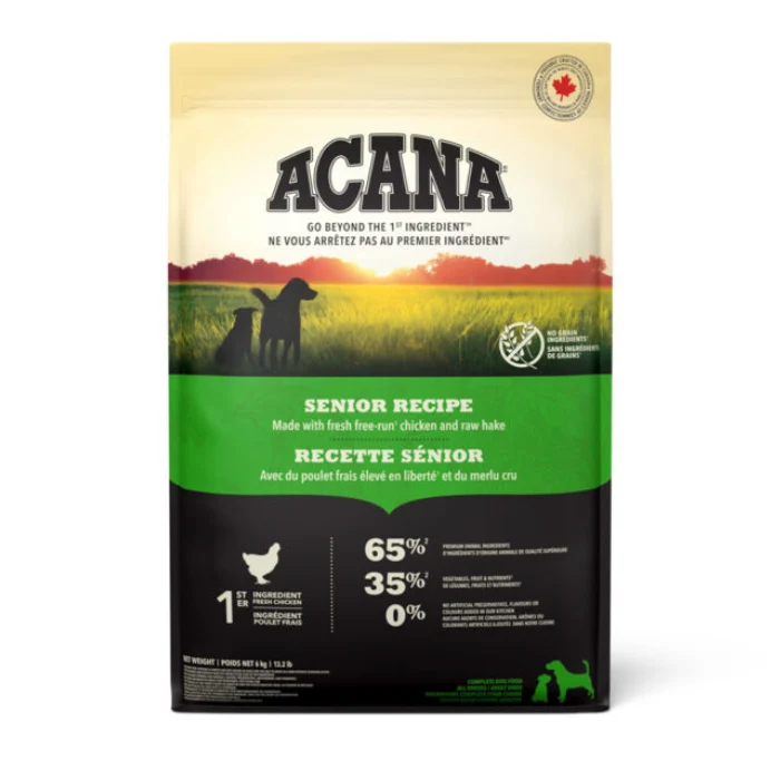 Nourriture pour chiens senior Acana Heritage