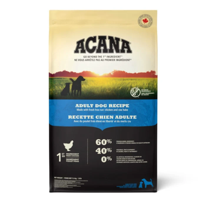 Nourriture pour chiens adultes Acana Heritage multi-protéines