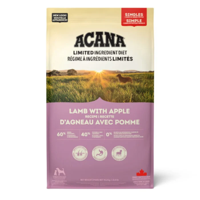 Nourriture pour chiens Acana Simple Agneau avec Pommes mono-protéine