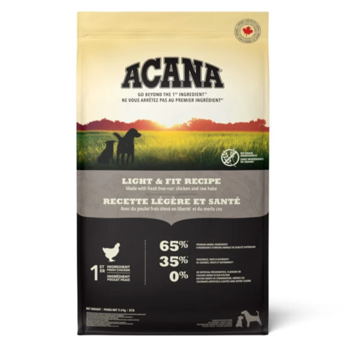 Nourriture légère Acana Légère et Santé contrôle du poids