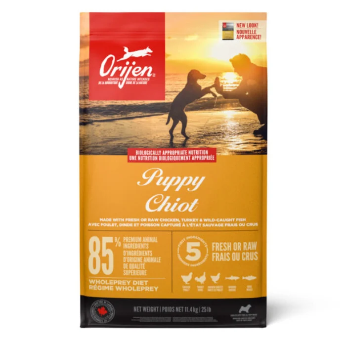 Nourriture pour chiots Orijen 85 % animal