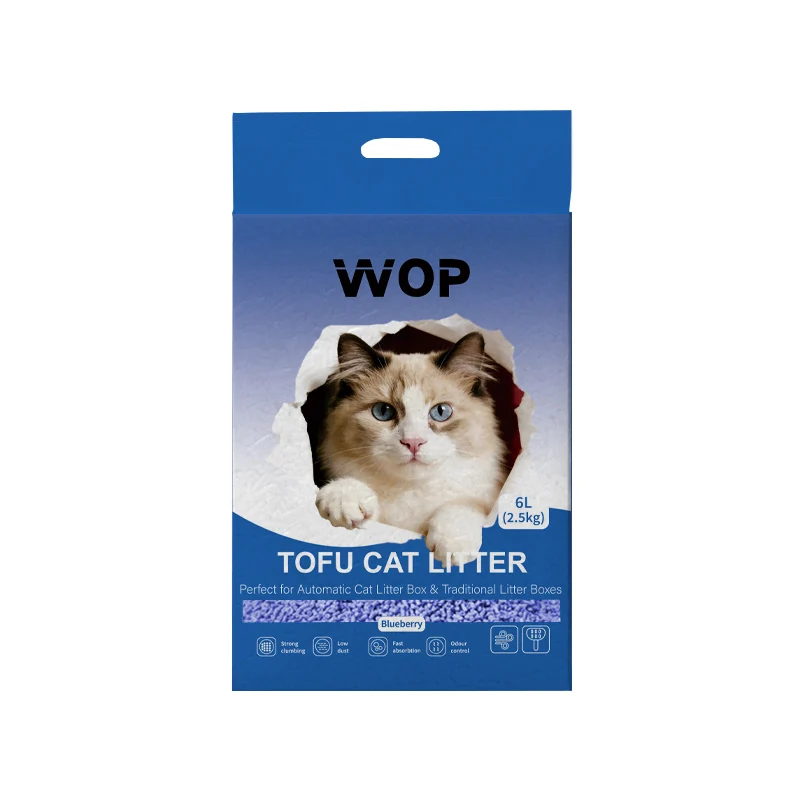 Litière pour chat TOFU Myrtille