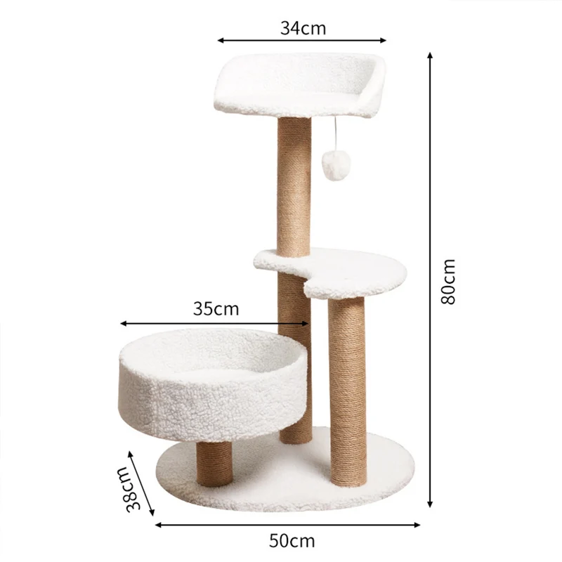 Arbre à chat Deluxe – Teddy