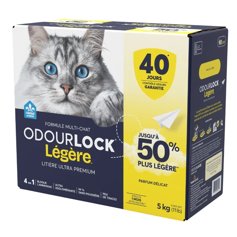 Intersand Odourlock Légère Litière Agglomérante, Parfum Délicat 5 Kg