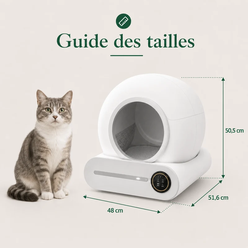 Litière Automatique Connectée pour Chat