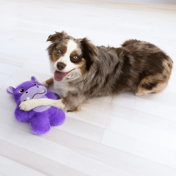 Kong Snuzzles XL Hippopotame peluche géante pour chien