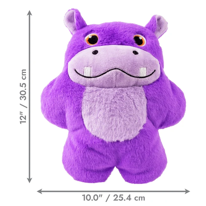 Kong Snuzzles XL Hippopotame peluche géante pour chien