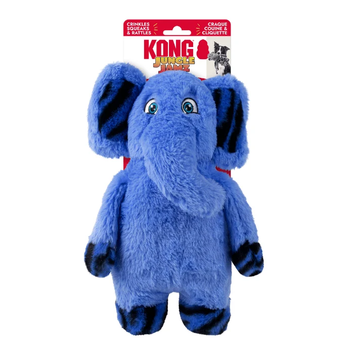 Kong Jungle Jamz Éléphant peluche pour chien