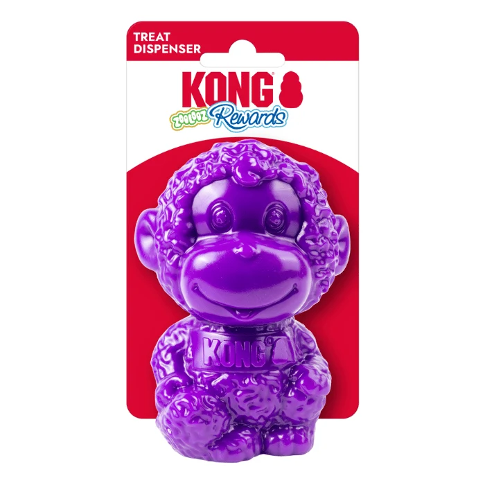 Kong Zoolooz Singe distributeur de gâteries pour chien