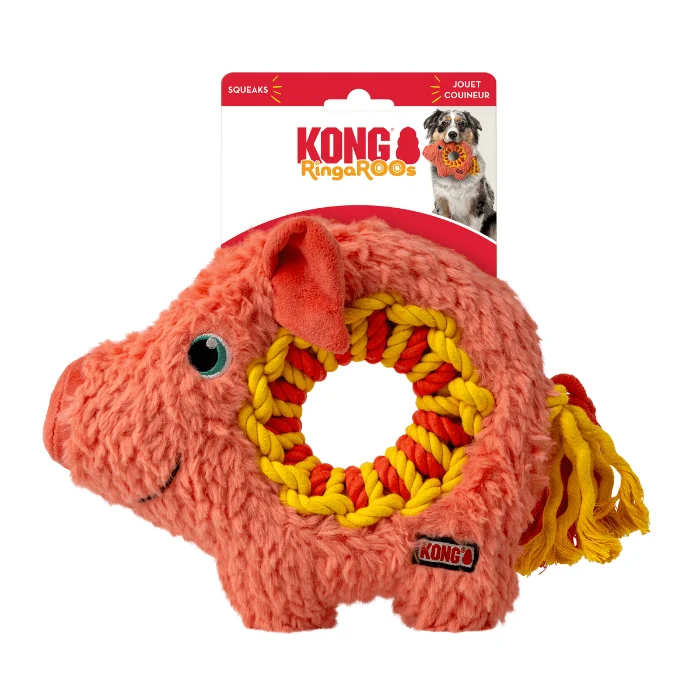 Kong Ringaroos Cochon jouet pour chien
