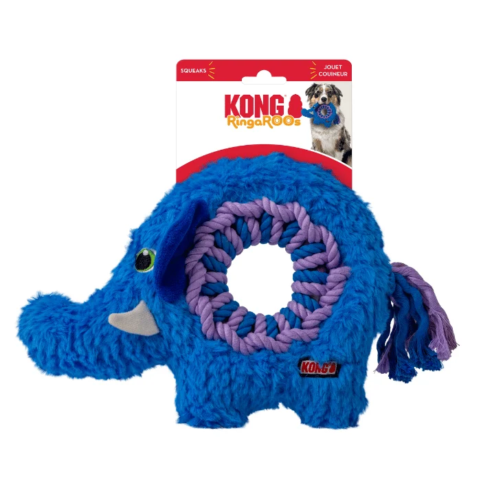 Kong Ringaroos Éléphant jouet pour chien