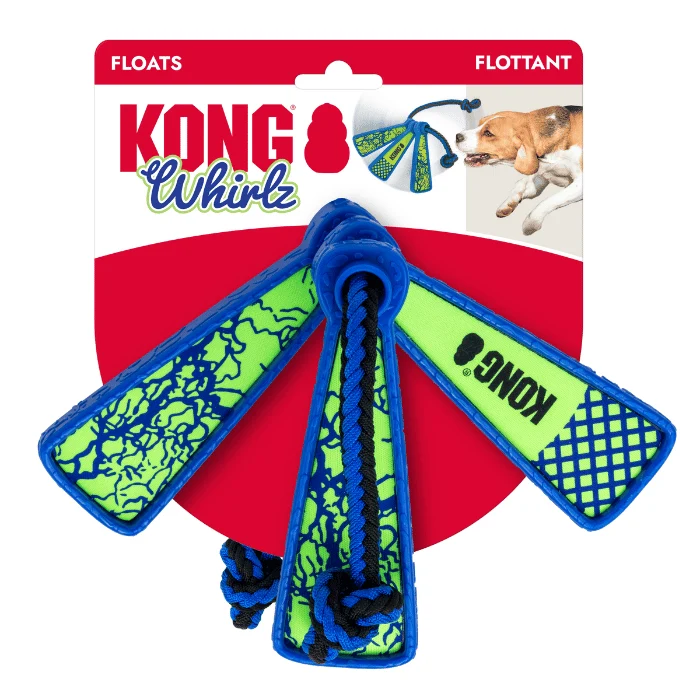 Kong Whirlz Corde jouet de rapporter pour chien