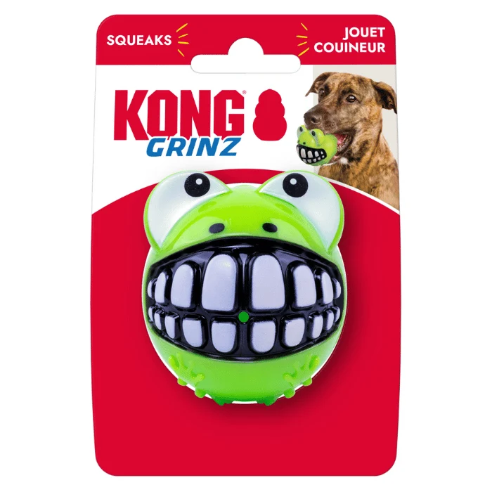 Kong Grinz Grenouille jouet pour chien