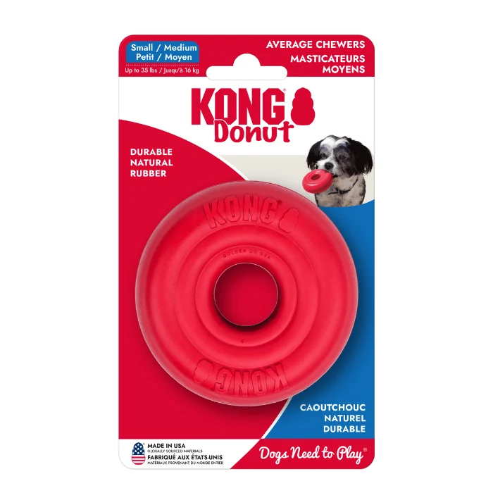 Kong Donut jouet à mâcher pour chien (Small/Medium)