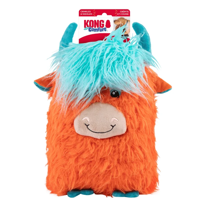 Kong Jumbo Highland Cow peluche géante pour chien