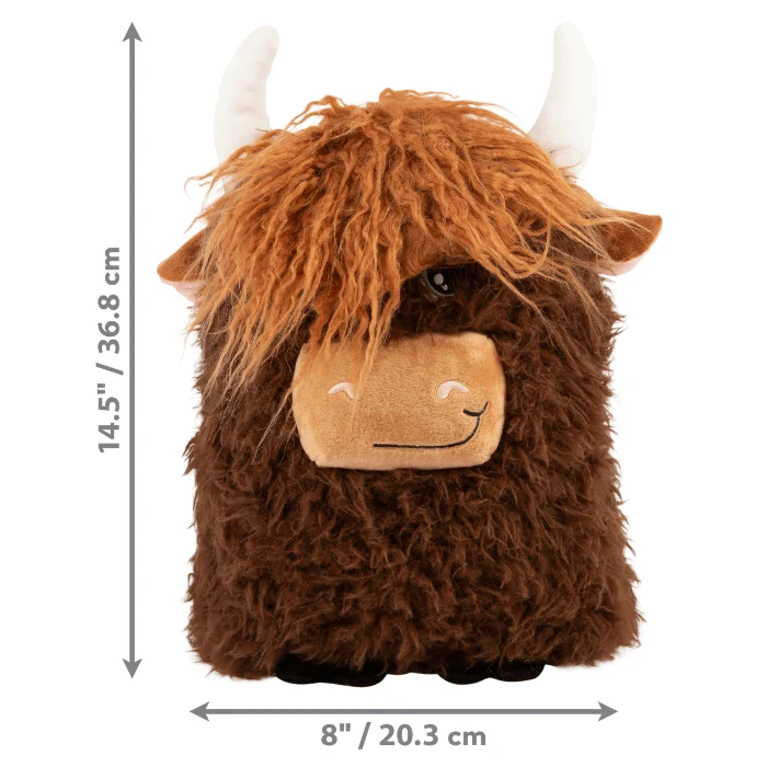 Kong Jumbo Highland Cow peluche géante pour chien