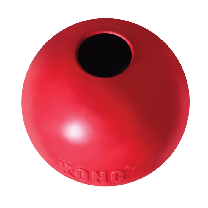 Balle Kong Classic avec trou pour chien (Grand)