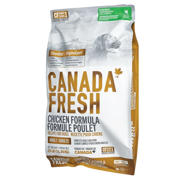 Nourriture pour chien Canada Fresh CF1 au poulet