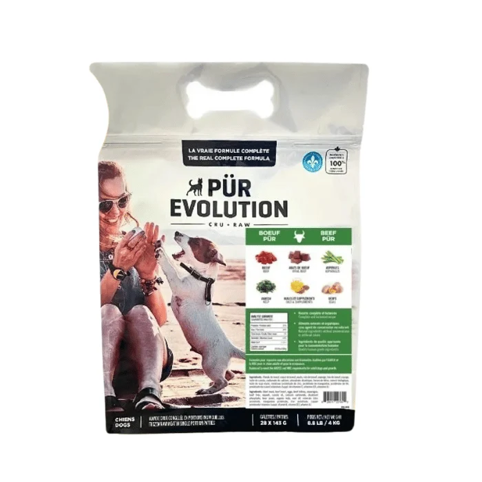 PÜR Evolution Pur Boeuf - Protéine unique - Tout stade de vie - En magasin seulement