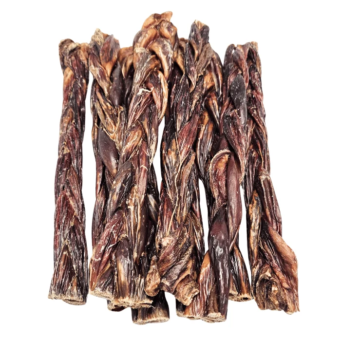 Chomper stick tressé - 11-12" - Paquet de 10