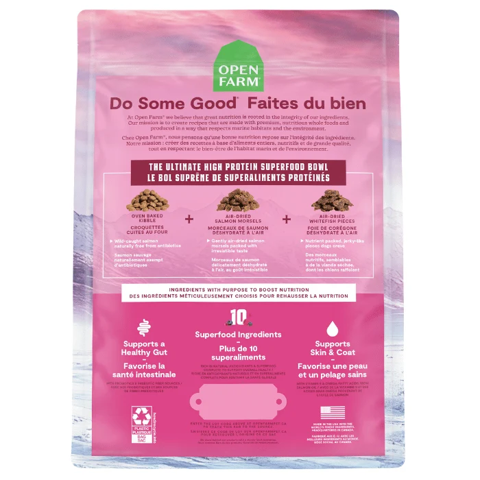 Open Farm Epic Blend saumon et superaliments pour chiens