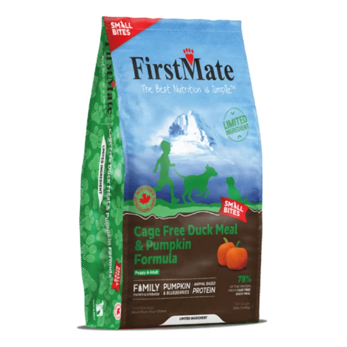 Nourriture pour chiens FirstMate Canard et citrouille petites bouchées