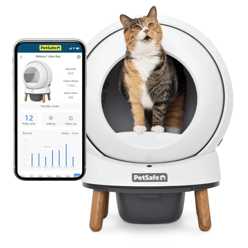 Bac à litière autonettoyant ScoopFree SmartSpin