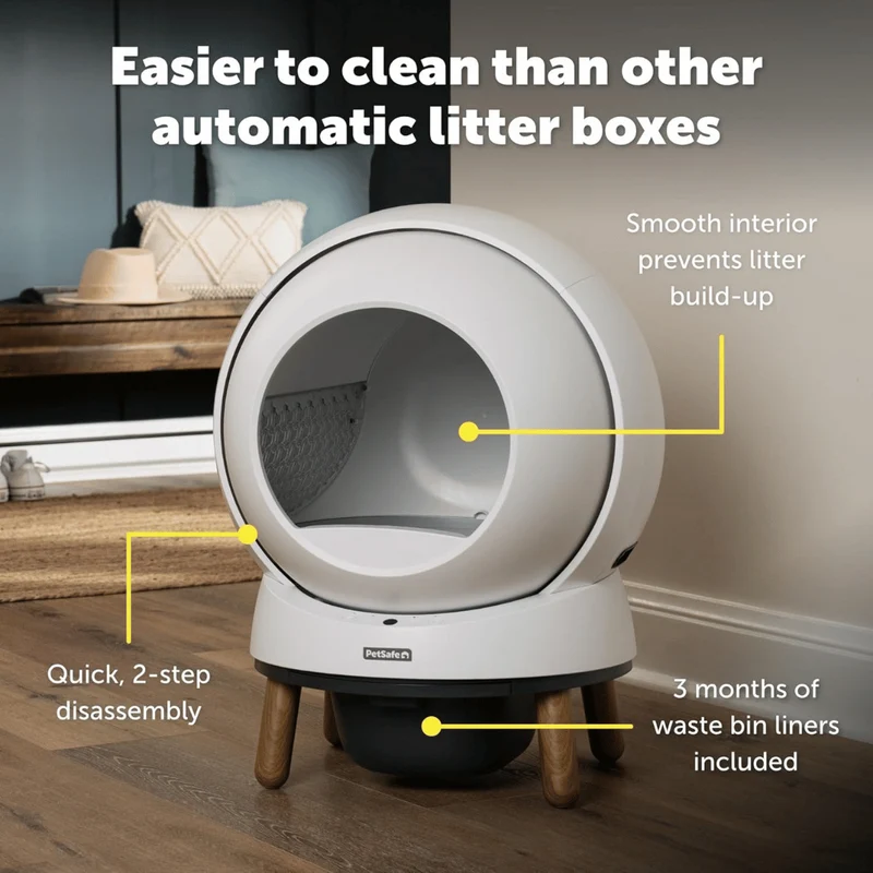 Bac à litière autonettoyant ScoopFree SmartSpin