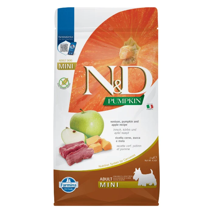 Croquettes Farmina N&D Citrouille Cerf et Pomme pour petits chiens