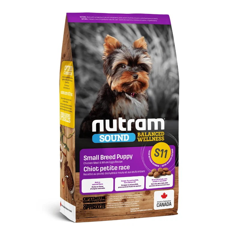 Nourriture pour chiots de petite race Nutram Sound (S11)