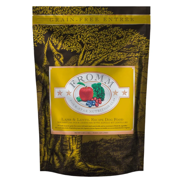 Croquettes Fromm Four-Star Agneau et lentilles pour chiens