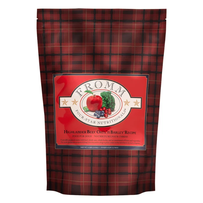 Croquettes Fromm Four-Star Bœuf Highlander pour chiens