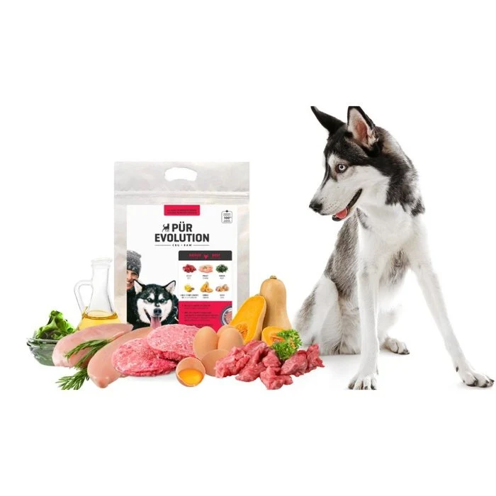 PÜR Evolution Boeuf et Poulet - Nourriture crue chien adulte - En magasin seulement