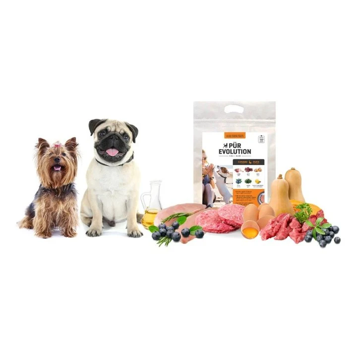 PÜR Evolution Canard et Baies - Nourriture crue chiens adultes et chiots - En magasin seulement