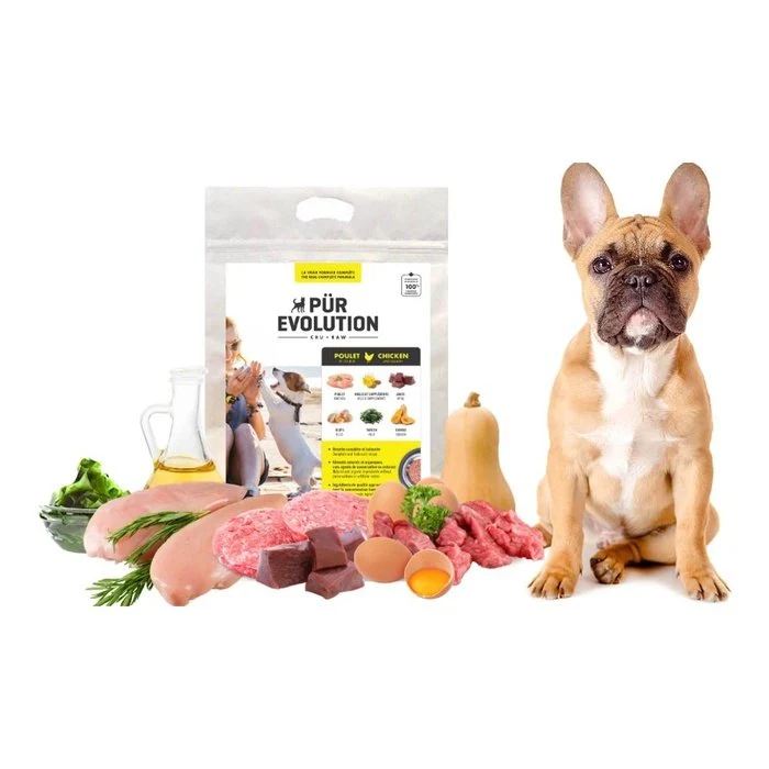 PÜR Evolution Poulet et Courge - Nourriture crue chien adulte - En magasin seulement