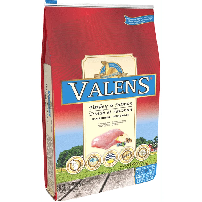 Nourriture pour chiens de petite race Valens Dinde & Saumon