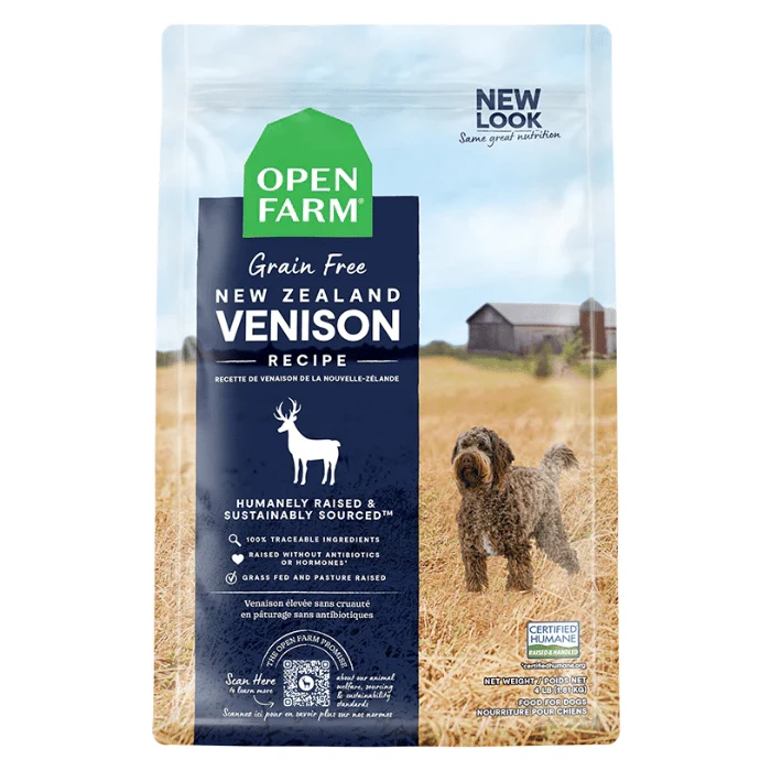 Nourriture pour chiens Open Farm Venaison sans grain