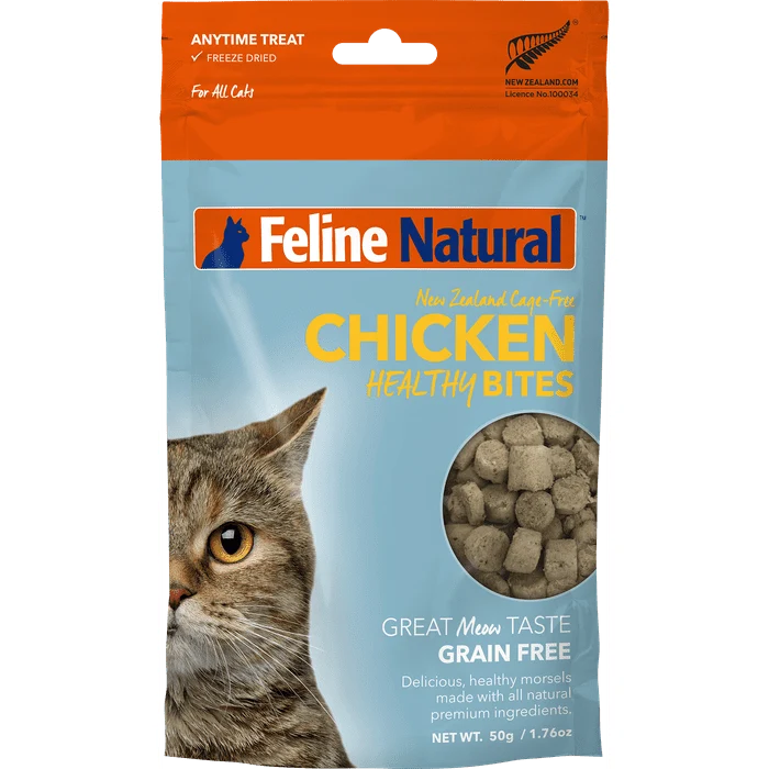 Gâteries pour chats Feline Natural au poulet 50g