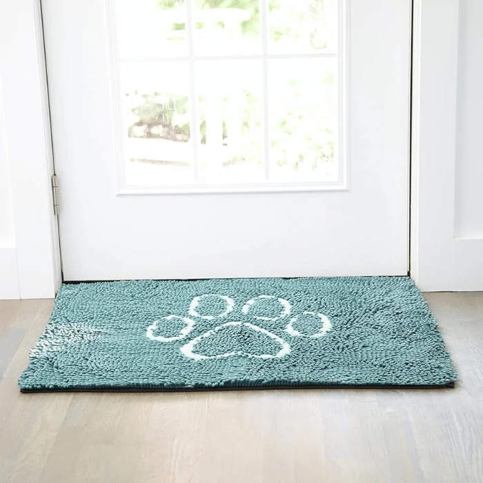 Tapis super absorbant Dirty Paws Bleu