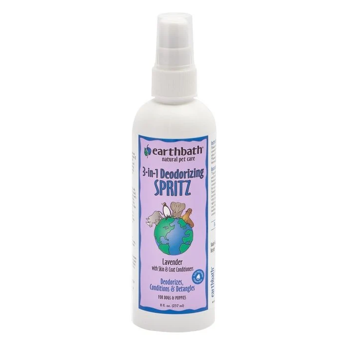 Earthbath - Désodorisant 3 en 1 Lavande spritz pour chien 8oz