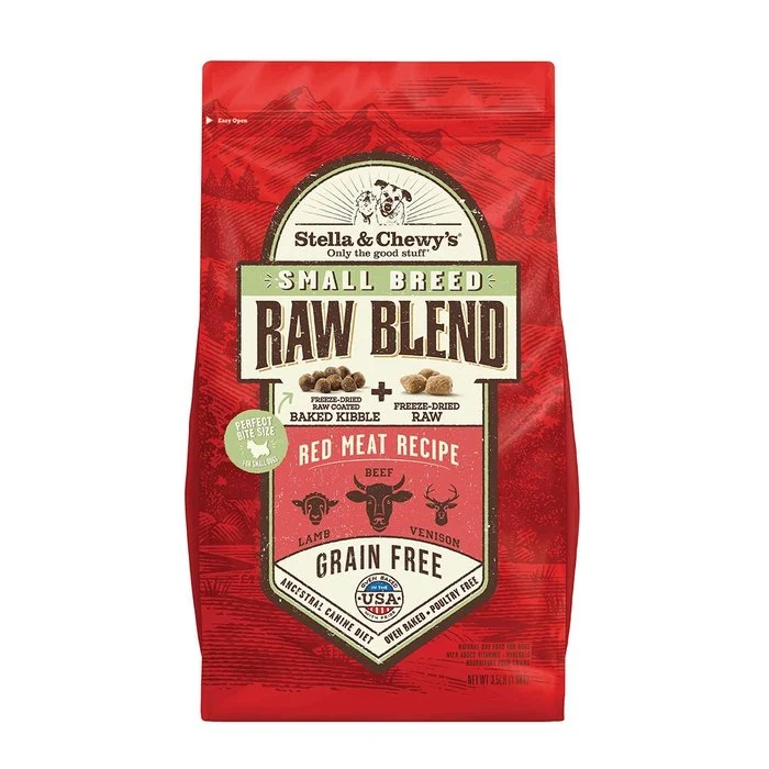 Croquettes Stella & Chewy's Raw Blend Viande rouge pour petites races de chiens