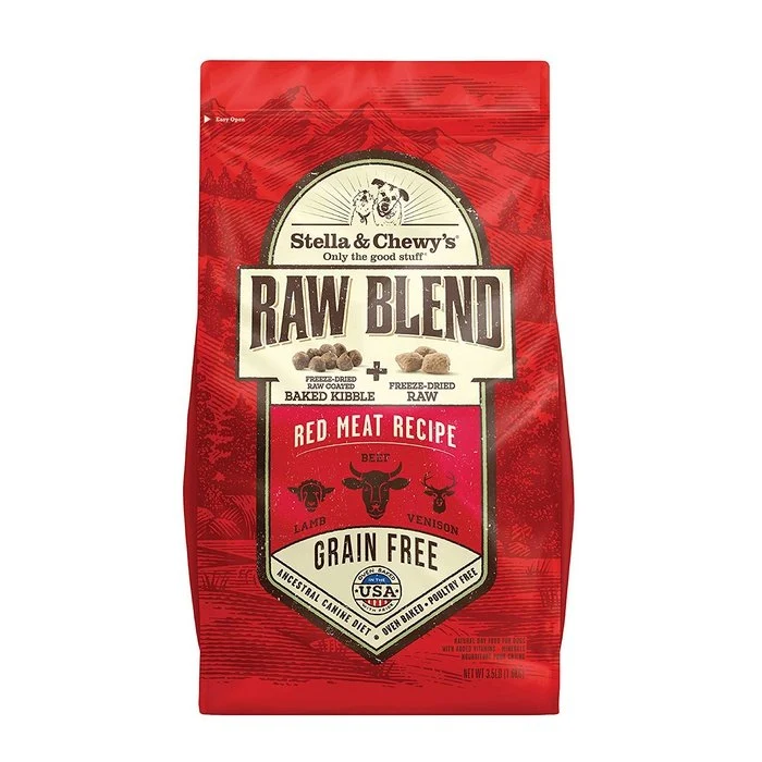 Croquettes Stella & Chewy's Raw Blend Viande rouge pour chiens