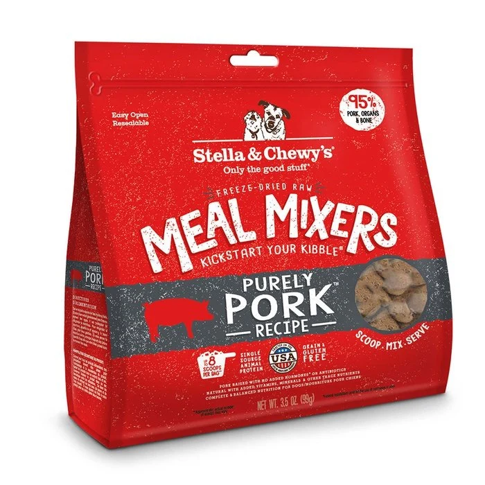 Stella & Chewy's Meal Mixers Purely Pork pour chiens