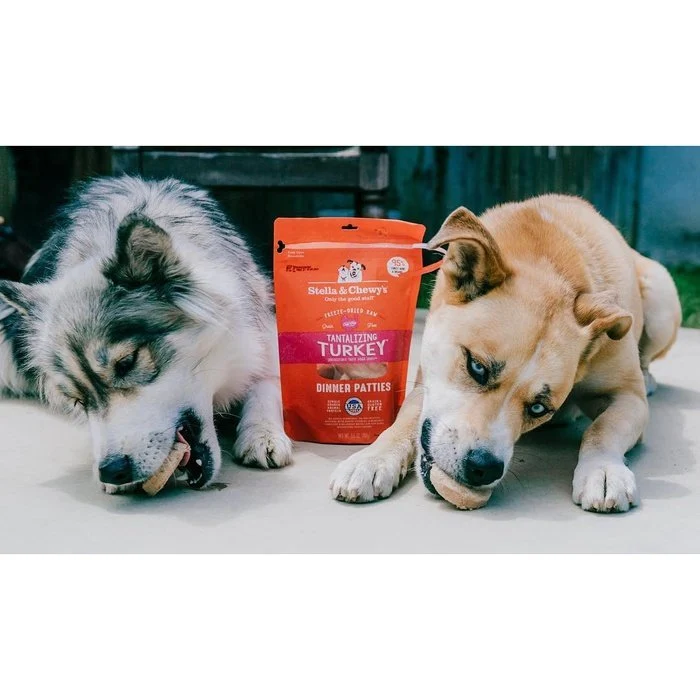 Galettes Stella & Chewy's Dinner Patties Tantalizing Turkey pour chiens