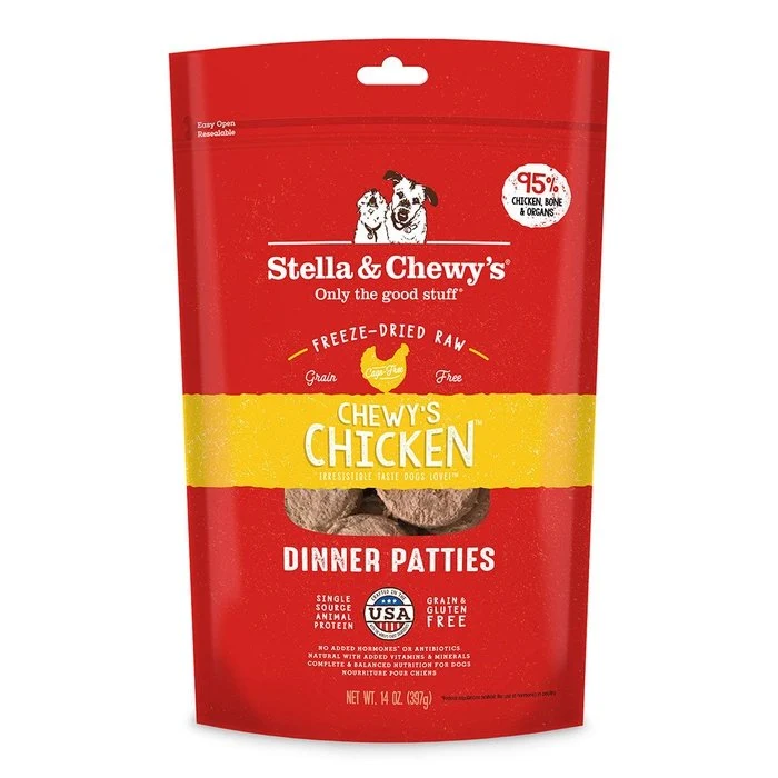 Galettes Stella & Chewy's Dinner Patties Poulet pour chiens