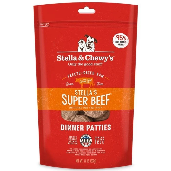 Galettes Stella & Chewy's Dinner Patties Bœuf pour chiens