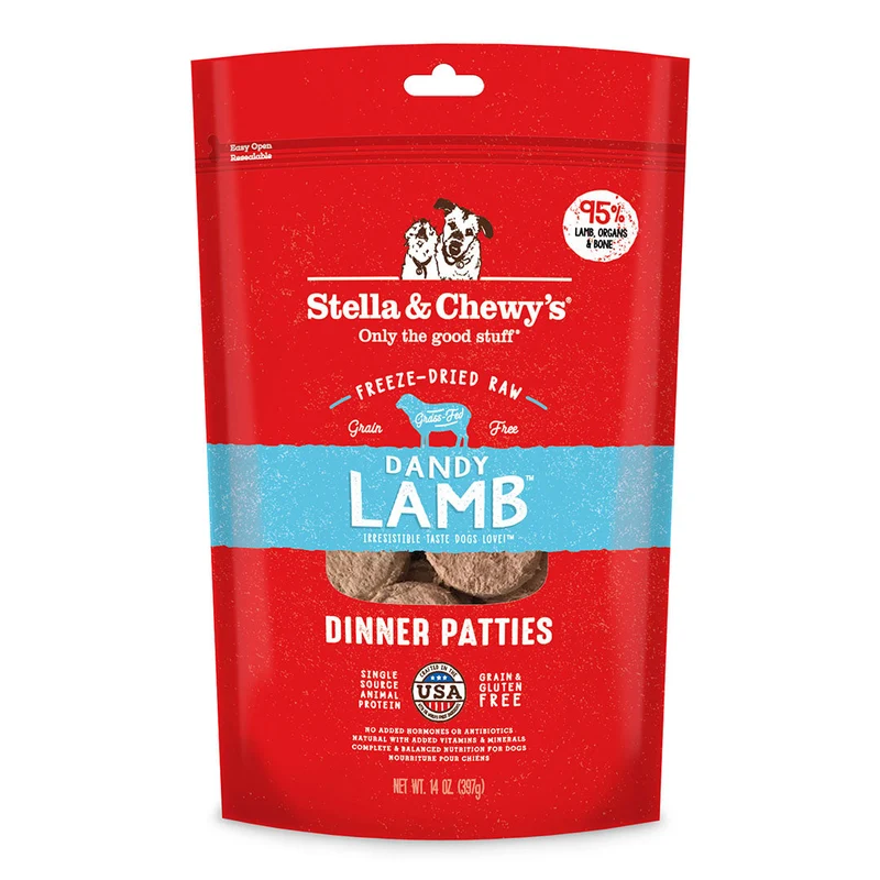 Galettes Stella & Chewy's Dinner Patties Agneau pour chiens