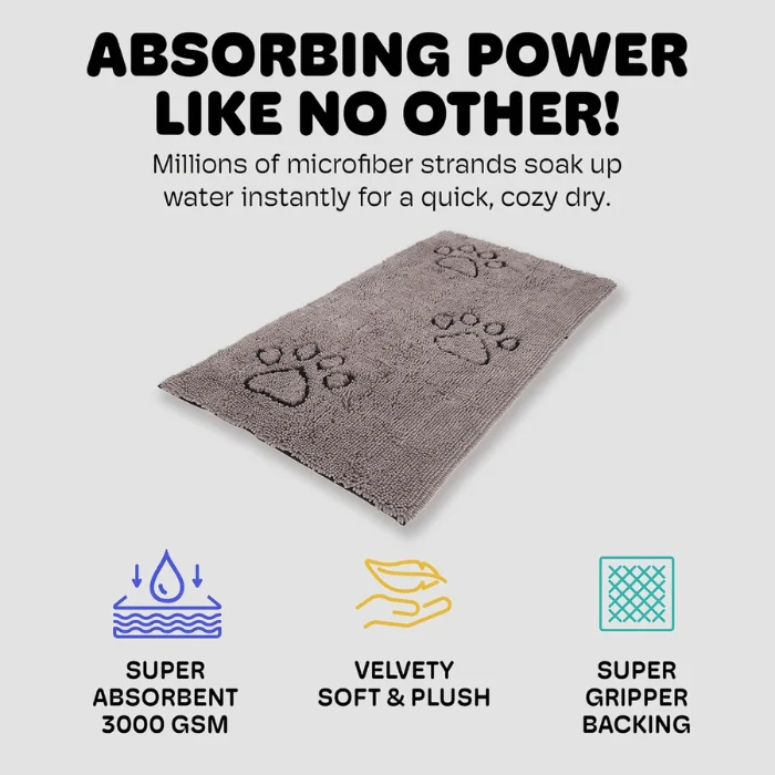 Tapis super absorbant Dirty Paws